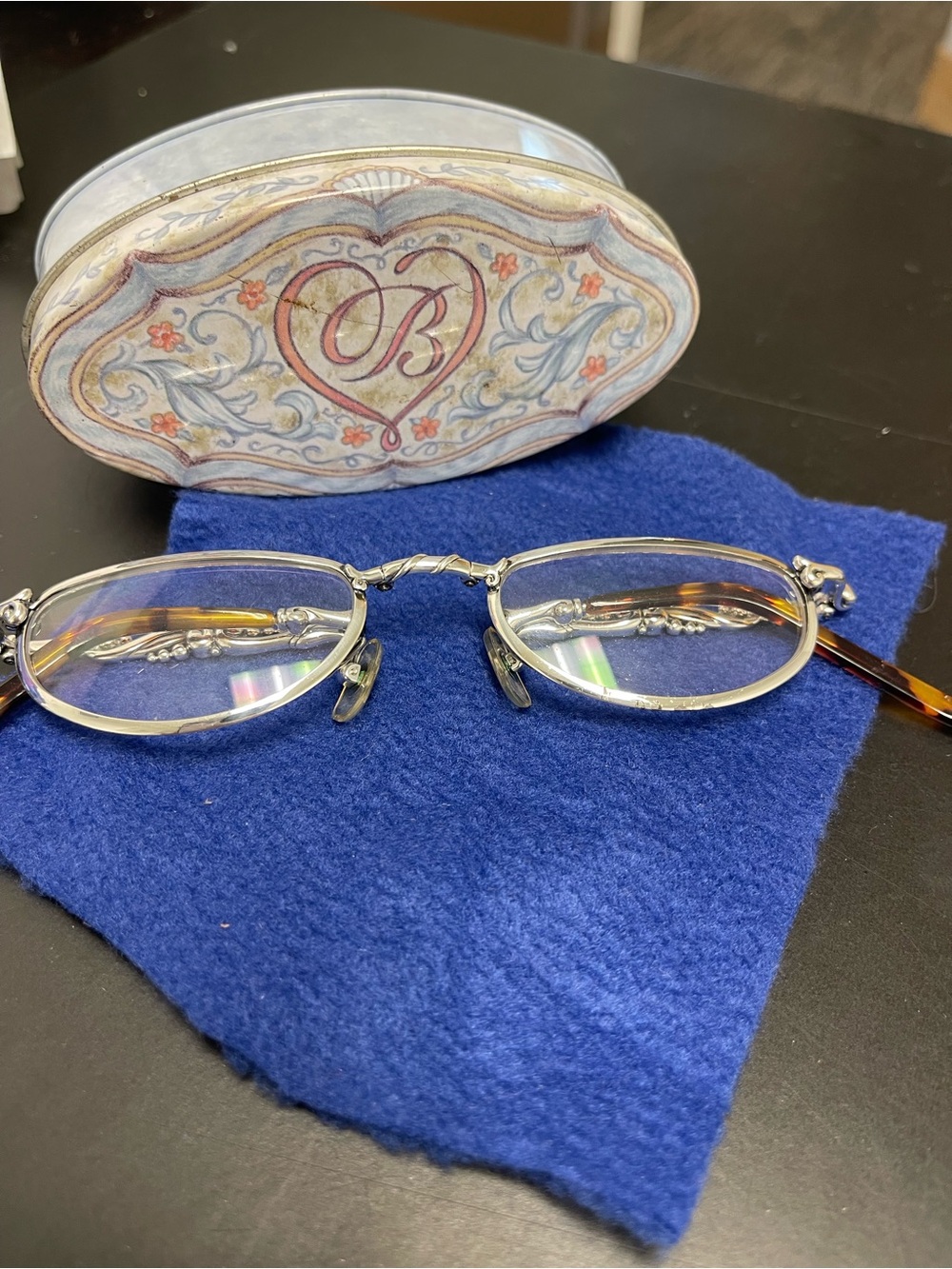 Brighton Silver Oval Reading Glasses